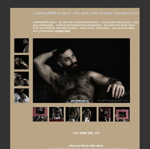 LowKeyMEN project - the dark side of hairy bearded men