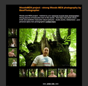 WoodsMEN project - realized by your personal muscle bear photographer