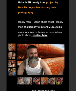 UrbanMEN - rusty iron - strong men photography @ MaleArt.photos