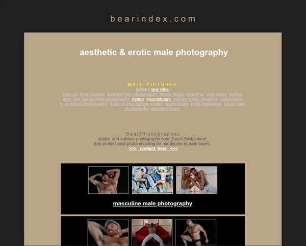 Bear men site index - find stoky men content and pictures