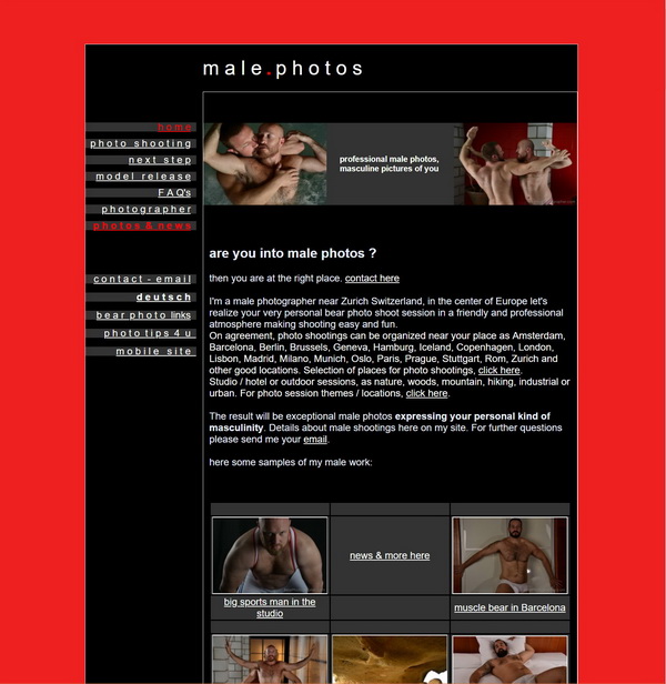 Male photos - professional masculine photography