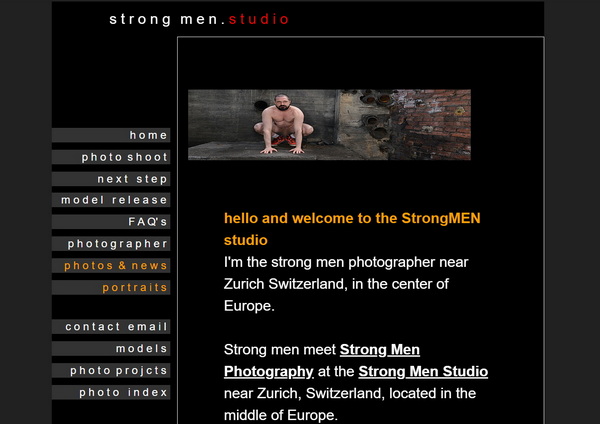 Strong MEN studio - photos of nude masculine hairy men